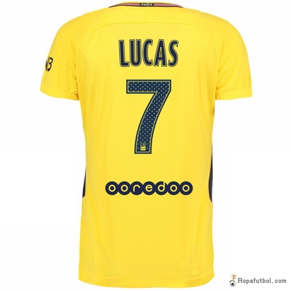 Camiseta Paris Saint Germain Replica Segunda Ropa Lucas 2017/18